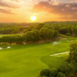Vue aérienne d'un des meilleurs golf de France