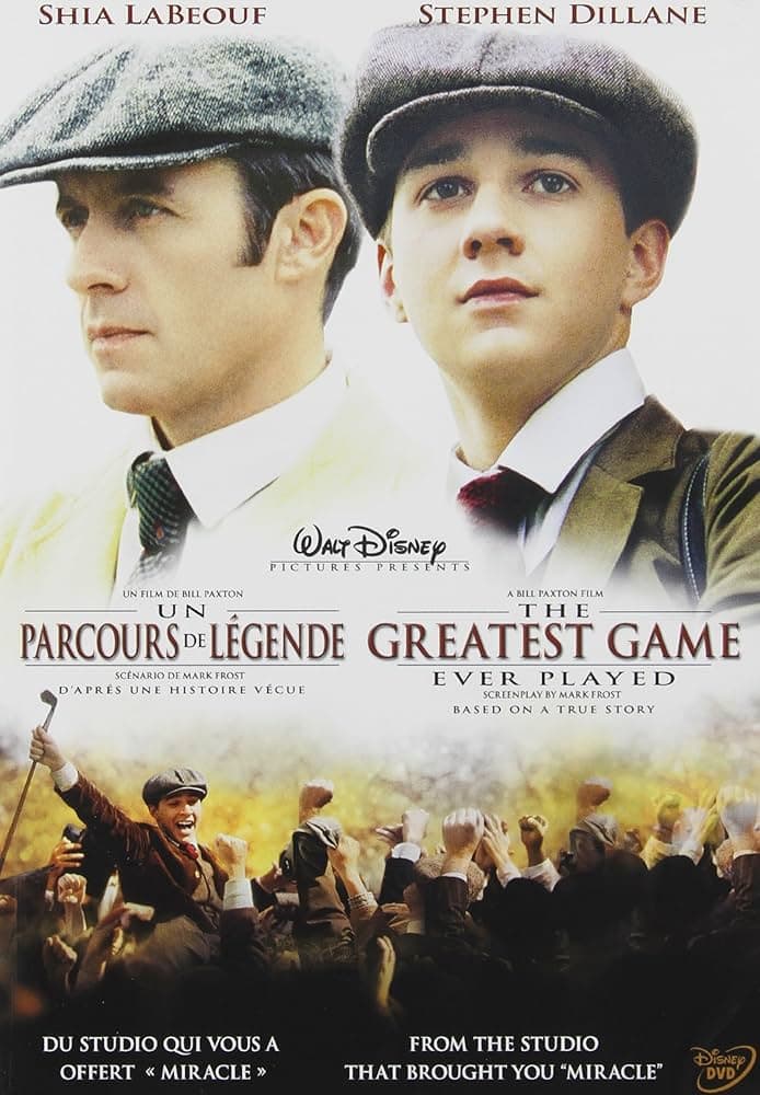 Meilleurs films de golf affiche du film The Greatest Game Ever Played – Un parcours de légende