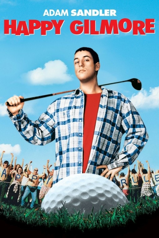 Meilleurs films de golf affiche du film Happy Gilmore