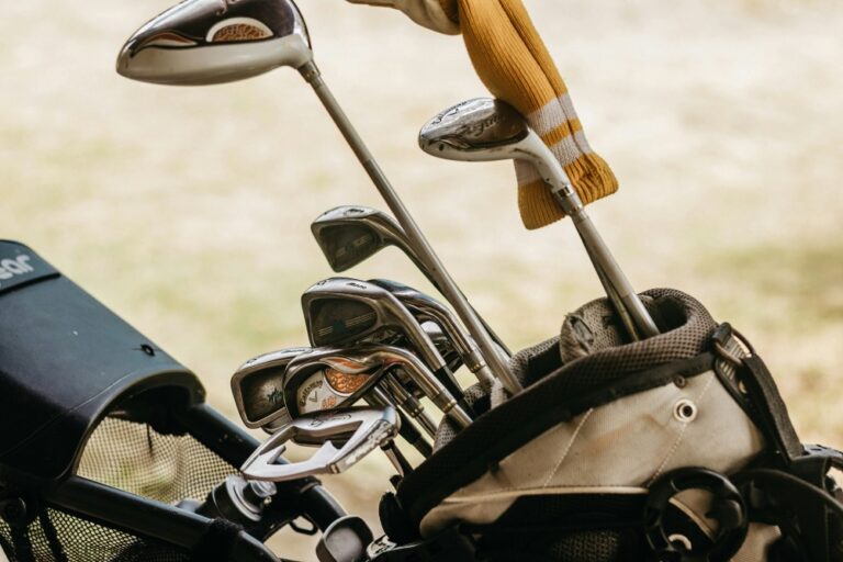 Présentation d'un sac avec différents choix de taille de club de golf