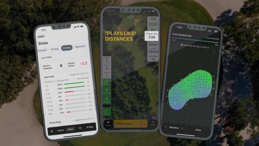 Exemple de comment baisser son index au golf avec une application golf